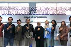 Pelaksanaan Uji Kompetensi Dengan Skema Konsultan Pendamping UMKM Senior Spesialis Bidang Manajemen Sumber Daya Manusia. Yang Dilaksanakan Pada 20 Februari 2025 Di PT Pertamina Training And Consulting