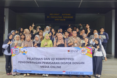 Pelaksanaan Uji Kompetensi Dengan Skema Pengembangan Pemasaran Ekspor Dengan Media Online. Yang Dilaksanakan Pada 15 s.d 16 Maret 2025 Di Universitas Tidar